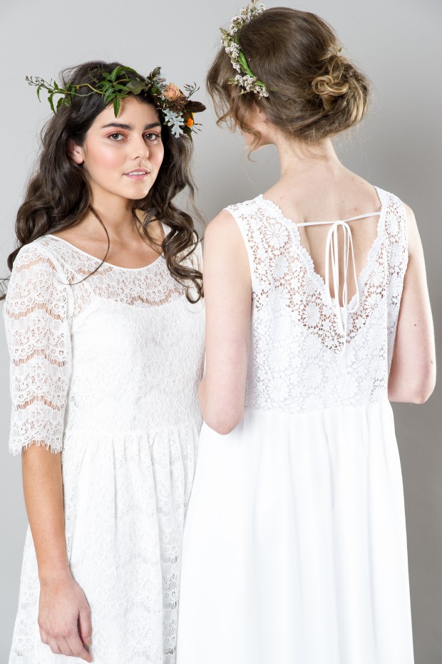 Stylish White Bridemaid Dresses Captivating Bridesmaids by Sally Eagle (6)