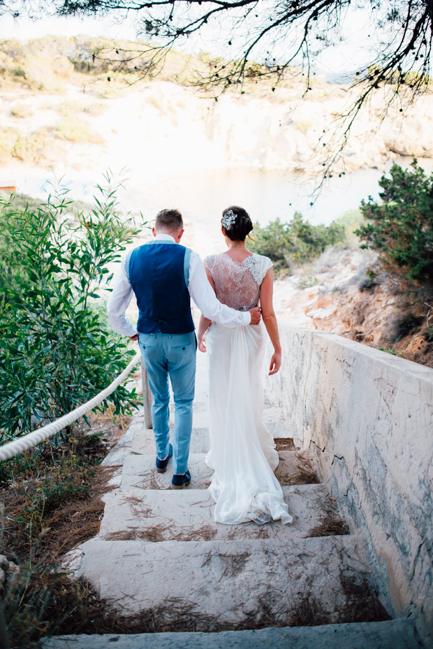 Romantic Blush Pink Ibiza Wedding for a House Music Lovin' Couple: Claire & Jonny