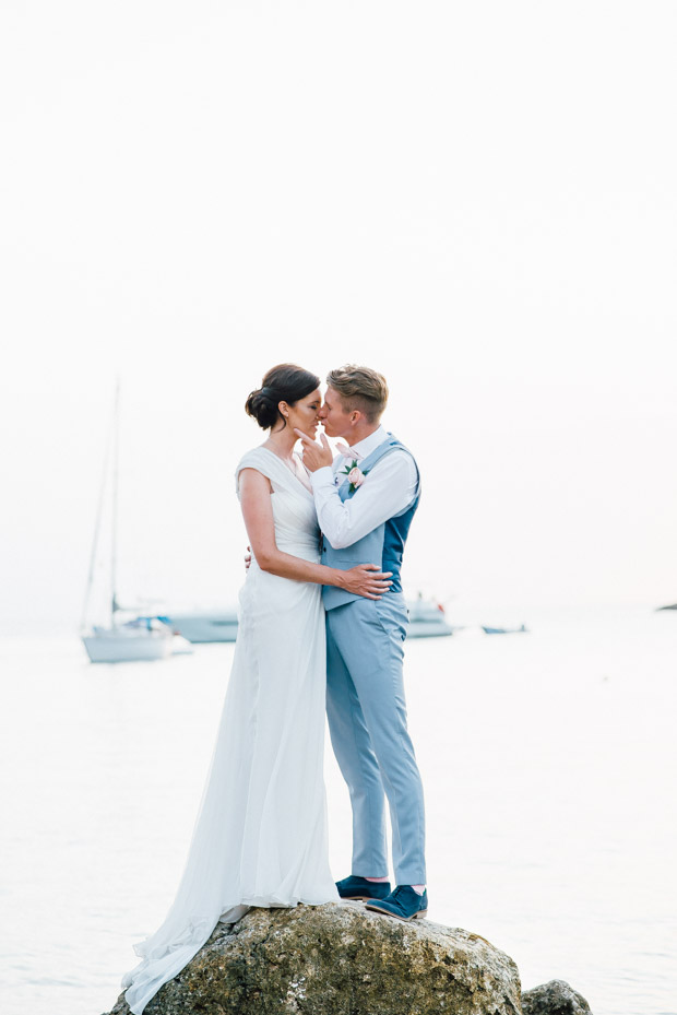 Romantic Blush Pink Ibiza Wedding for a House Music Lovin' Couple: Claire & Jonny