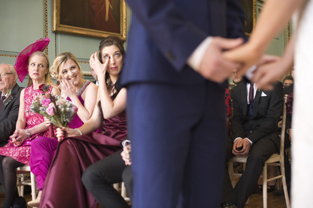 A Gorgeous Mulberry & Gold Christmas Winter Wedding: Tom & Emma