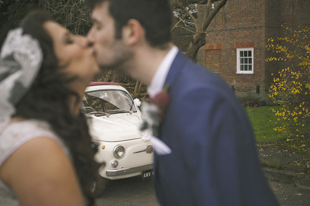 A Gorgeous Mulberry & Gold Christmas Winter Wedding: Tom & Emma
