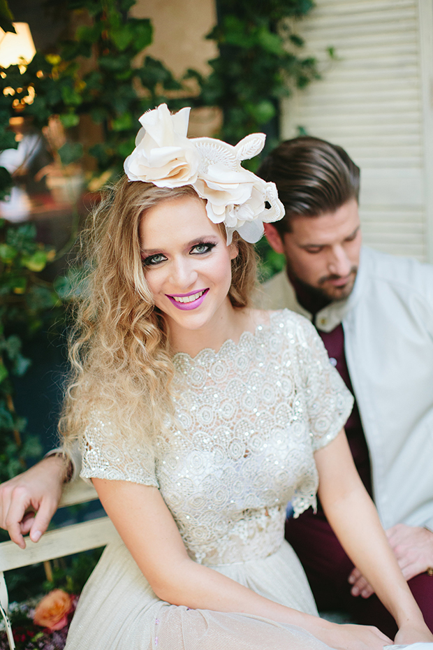 Hungarian Bistro Love Shoot With Makány Márta Pale Gold Gown: Fruzsi & Dávid