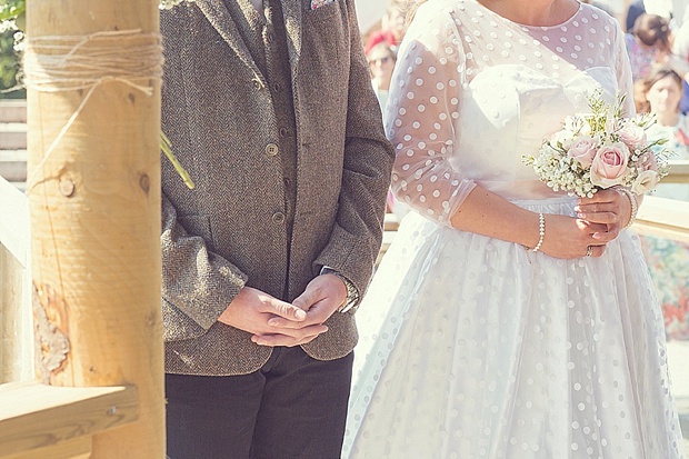 Kooky Pastel Pink & Mint Tipi Wedding With Lanterns & Bunting: Natalie & Tom
