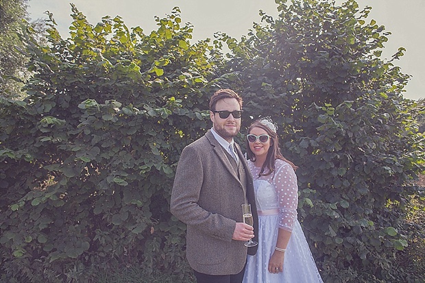 Kooky Pastel Pink & Mint Tipi Wedding With Lanterns & Bunting: Natalie & Tom