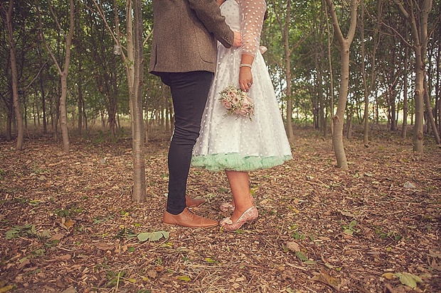 Cute & Kooky Pastel Pink & Mint Tipi Wedding With Lanterns & Bunting: Natalie & Tom