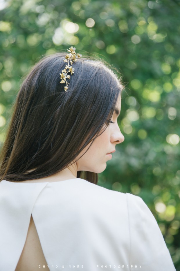 Stunning Antique Myrtle Wedding Crowns by Naturae Design