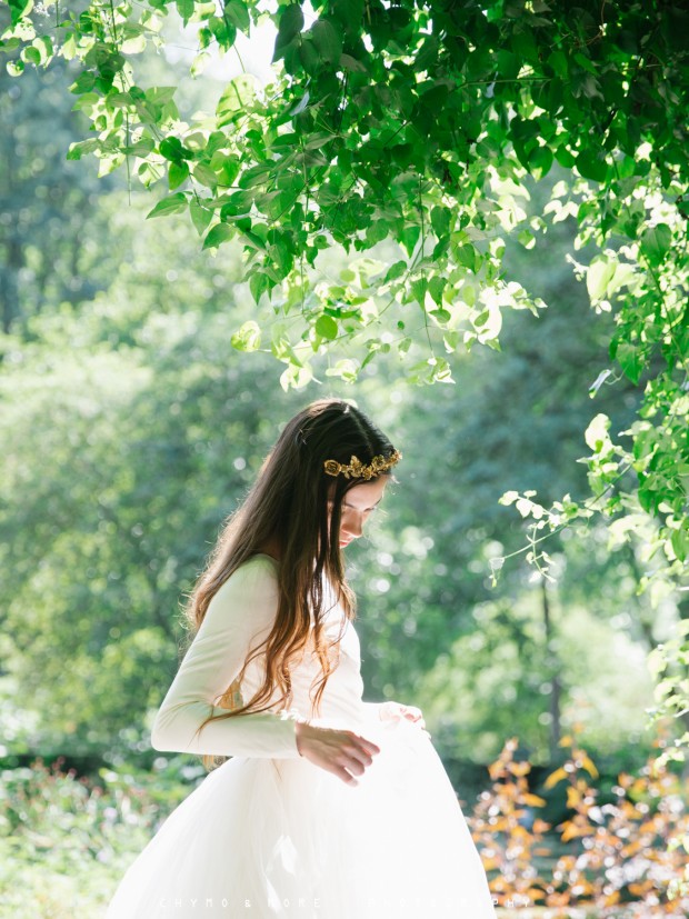 Stunning Antique Myrtle Wedding Crowns by Naturae Design