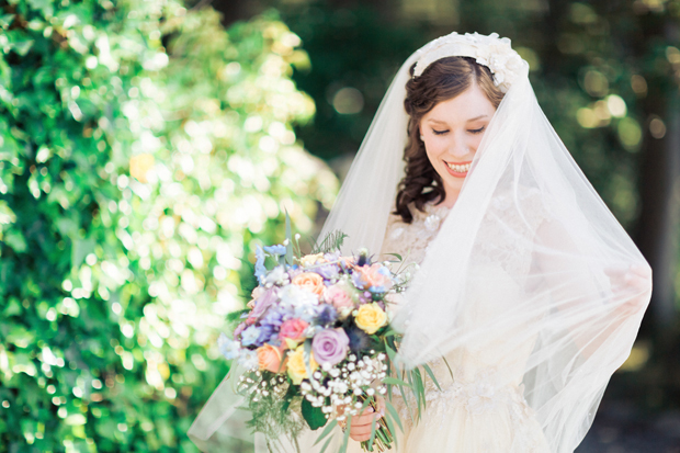 Pretty Bursts of Pastel Wedding with Elegant Champagne Tones: Emily & Mike