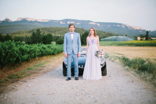 Amazing Lavender Fields Real Wedding