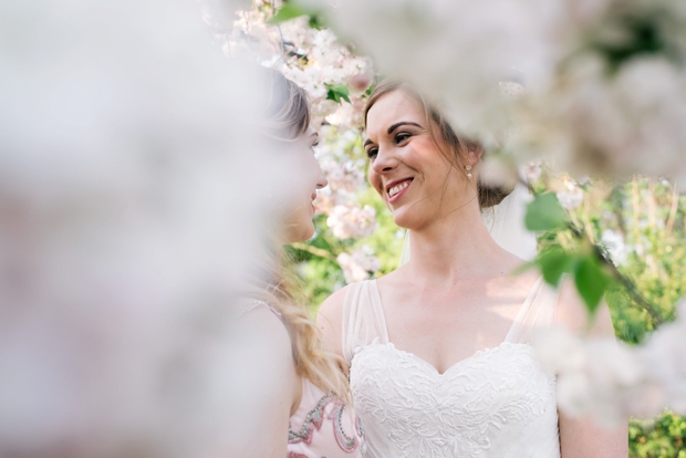 Dreamy Pink Blush & Marsala Wedding In Cherry Blossom Orchard: Lana & Herman