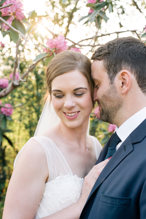 Dreamy Pink Blush & Marsala Wedding In Cherry Blossom Orchard: Lana & Herman