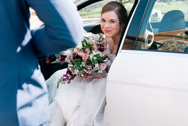 Dreamy Pink Blush & Marsala Wedding In Cherry Blossom Orchard: Lana & Herman