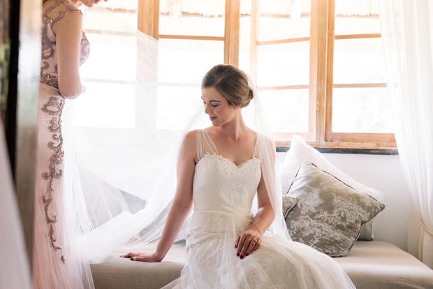 Dreamy Pink Blush & Marsala Wedding In Cherry Blossom Orchard: Lana & Herman