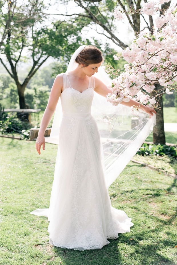 Dreamy Pink Blush & Marsala Wedding In Cherry Blossom Orchard: Lana & Herman