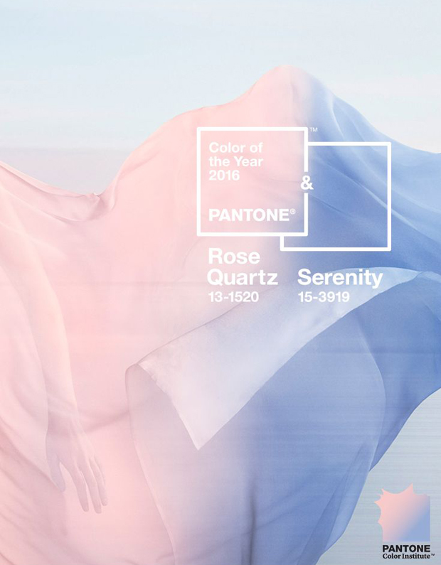 Pantone Colours of the Year 2016: Rose Quartz & Serenity!