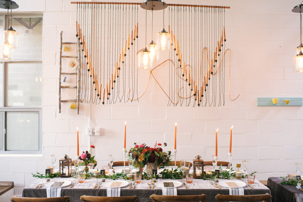 The #RadRehearsal - An Inspiring Industrial, Rustic Chic Rehearsal Dinner: Kristen and Mike