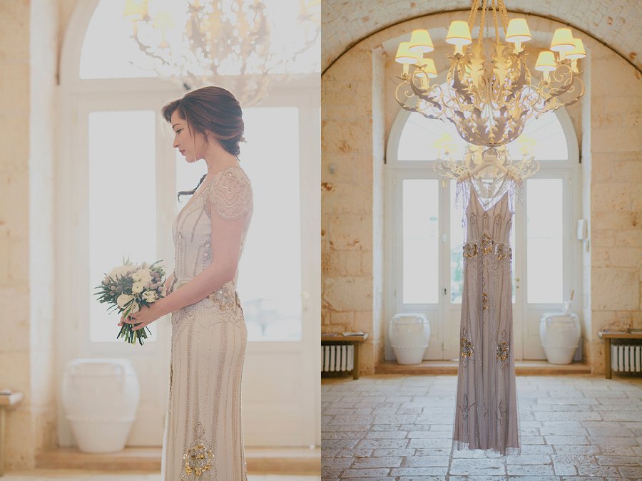 From Apulia With Love! A Romantic & Elegant Styled Shoot With Cool Hued Colour Palette