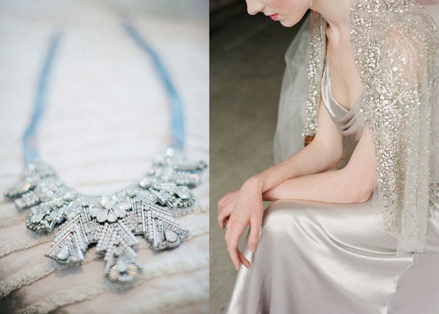 Winter's Romance: Muted Gold, Silver & Crystal Wedding Inspiration
