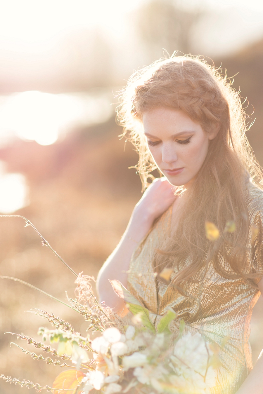 A Wild & Magical Bridal Shoot in Scotland with Feathers and Warm Colour ...
