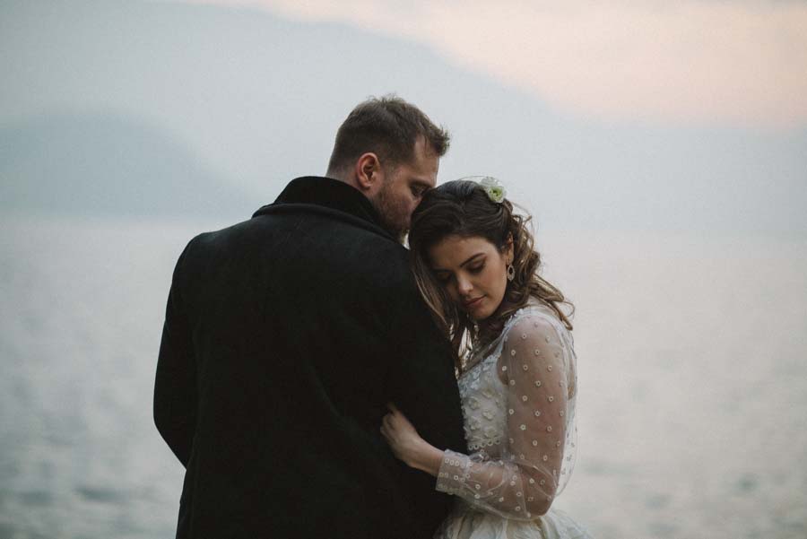 A Magical Winter Lake Como Wedding: Hugo & Fabienne
