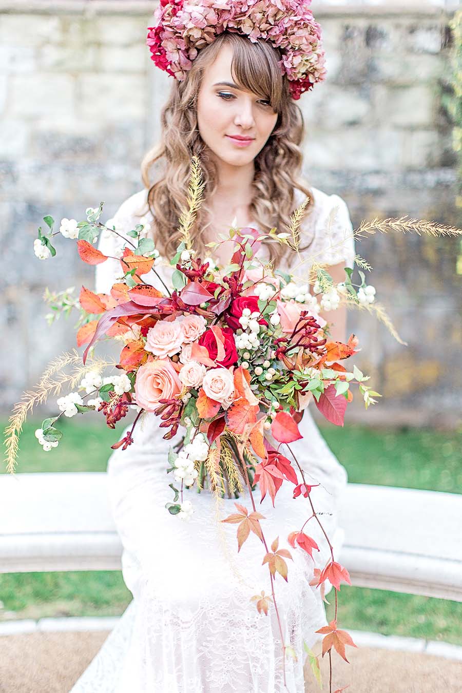 An Autumn Romance: Soft Rose & Autumnal Hues Wedding Inspiration!