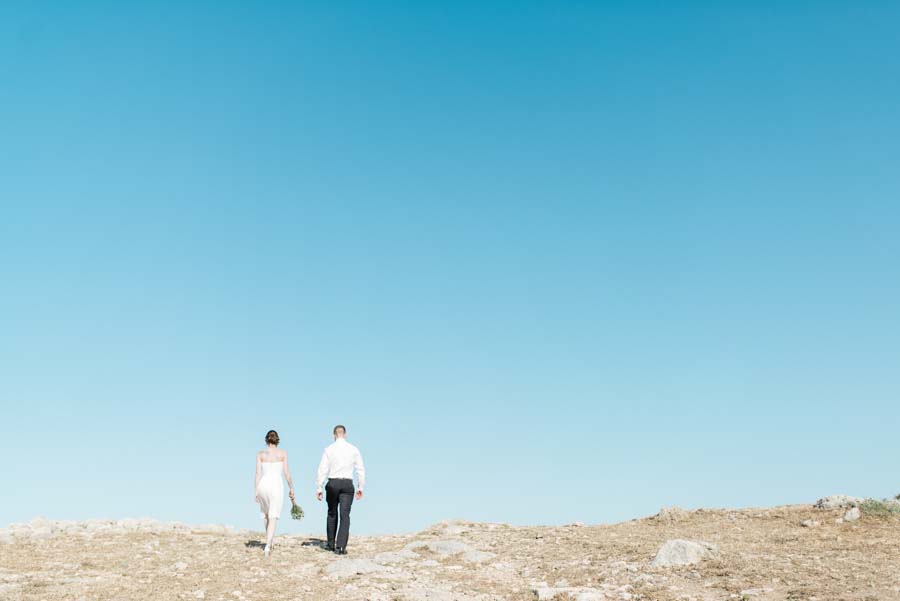 A Rustic, Boho Elopement Wedding in Crete: Jennifer & David