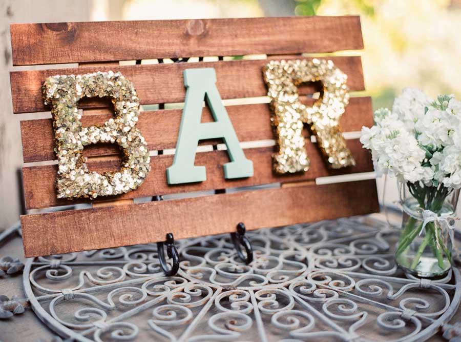 Rustic Mint and Gold: Wedding Inspiration and Ideas