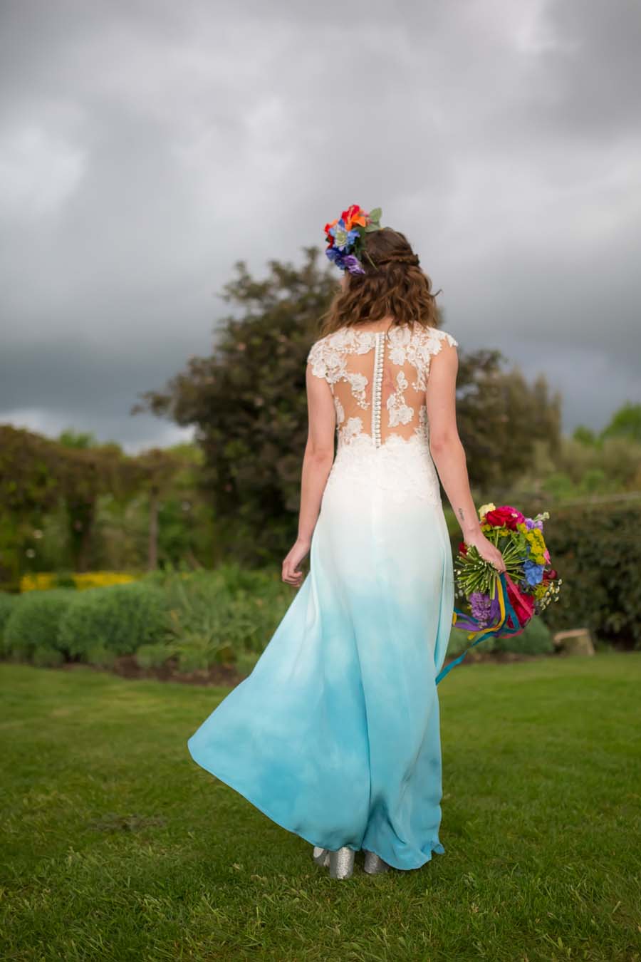Curious & Colourful! A 'Through the Looking Glass' Bridal Shoot