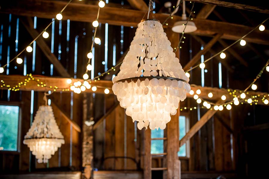 A Romantic & Rustic Barn Wedding With Crystal Chandeliers & Spring Florals: Ashleigh & Braden