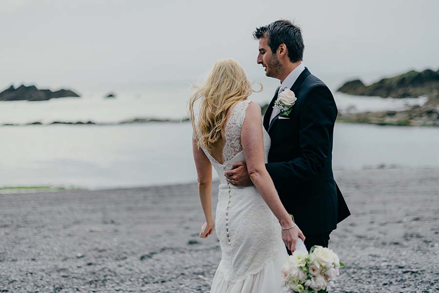 A Relaxed Beach Wedding in Devon With A Neutral Colour Scheme: Rebecca & Tom