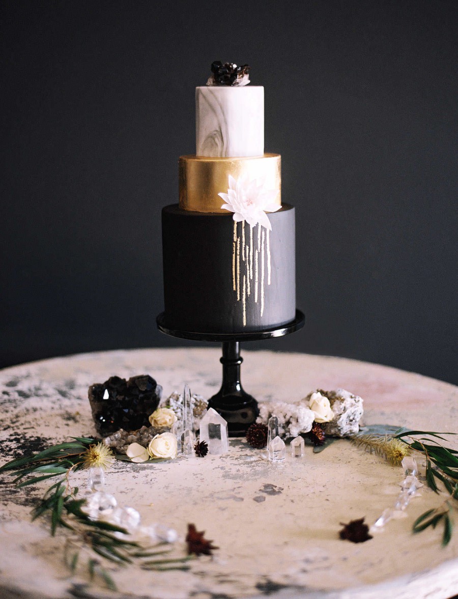 How To Pull Off A Seriously Chic Black Wedding Theme