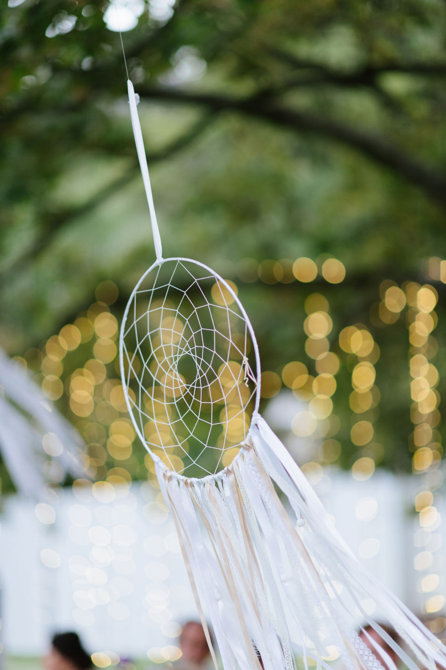 An Outdoor Fusion Wedding With Hanging Lights & Dreamcatchers: Piere & Merve