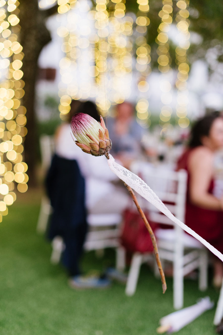 An Outdoor Fusion Wedding With Hanging Lights & Dreamcatchers: Piere & Merve