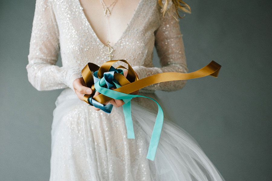 Sea & Stone Styled Bridal Editorial With Touches of Gold & Teal!