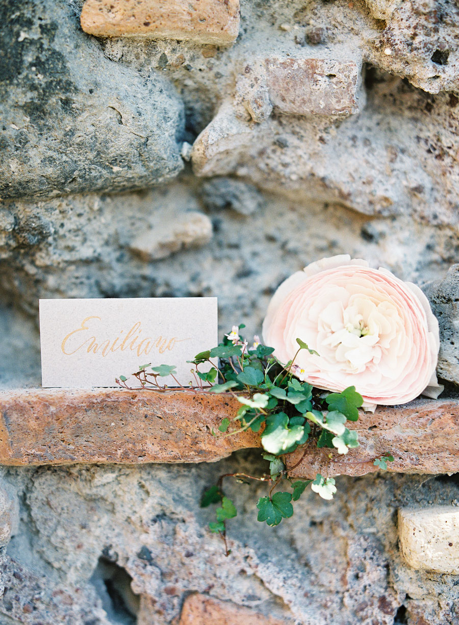 Romantic Blush Green Marsala Incredible Rome Vow 