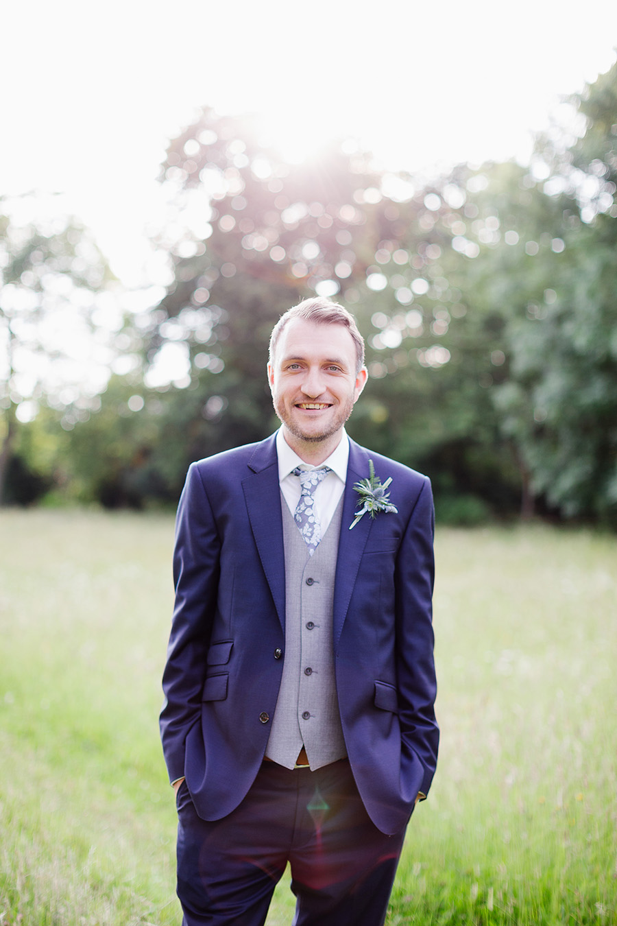 Relaxed Riverside Wedding With Bride Wearing Incredible Wildflowers ...