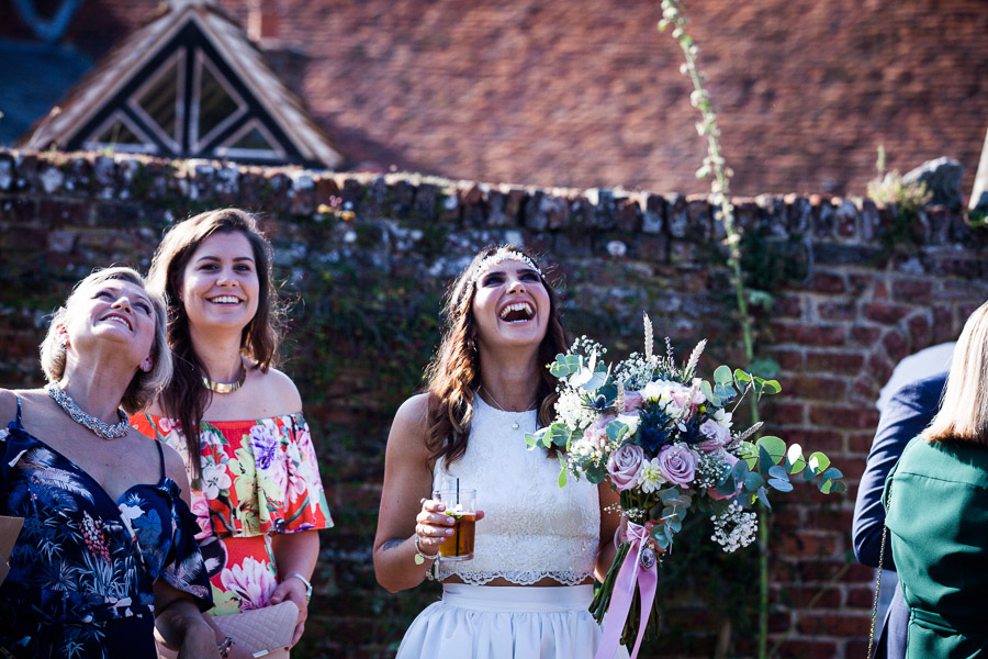 DIY Wildflowers, Walled Gardens & a Two-piece Wedding Dress: Anna & Tom