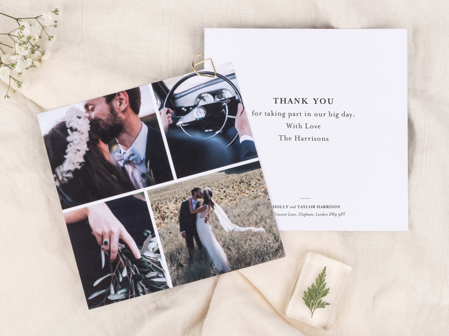 Wedding Thank You Card Etiquette Guide from Atelier Rosemood