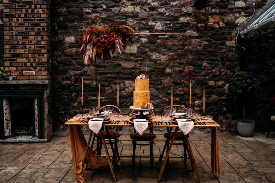 Luxury Bohemian Wedding Inspiration with Caramel, Rust & Raspberry