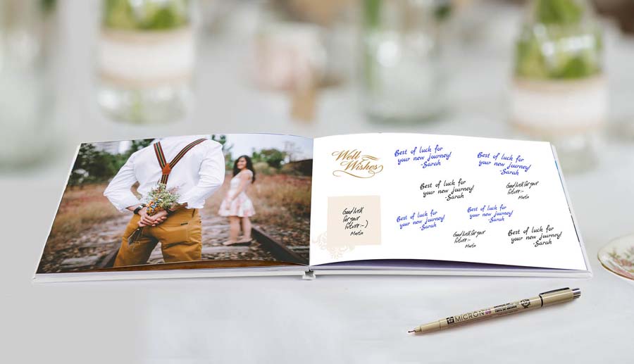 Make a Custom Wedding Photo Book Online