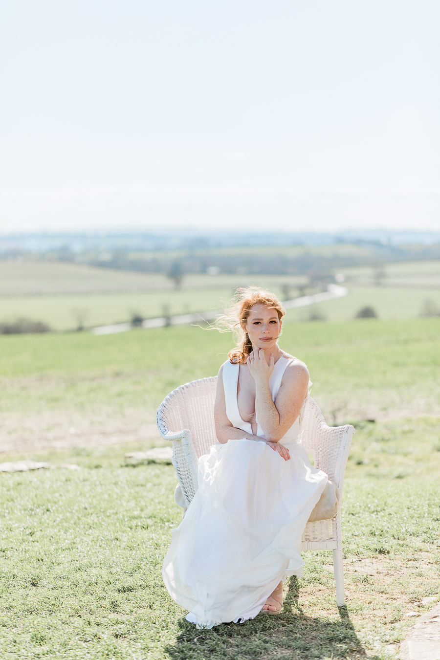 Shades of Wuthering Heights: Boho Bridal Editorial at the Chesterton Windmill