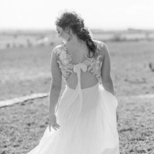 Dita Backless Boho Lace Wedding Dress