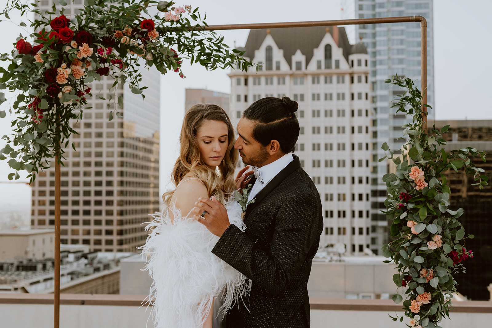 Bridgerton-eque Valentines Day Inspired Styled Wedding Shoot