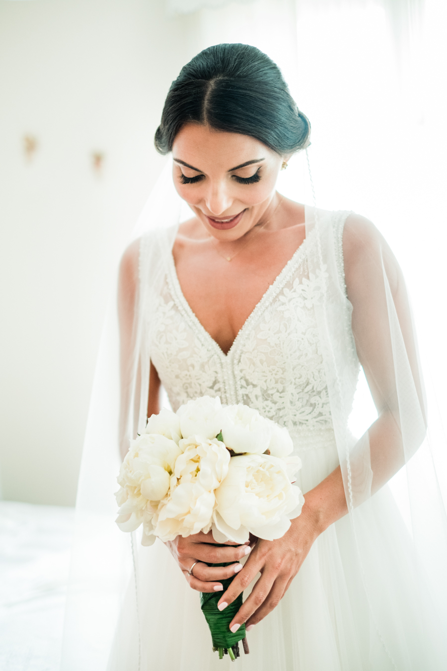 Romantic Seaside Wedding at Madeira Island With Peonies: Isa & Manuel